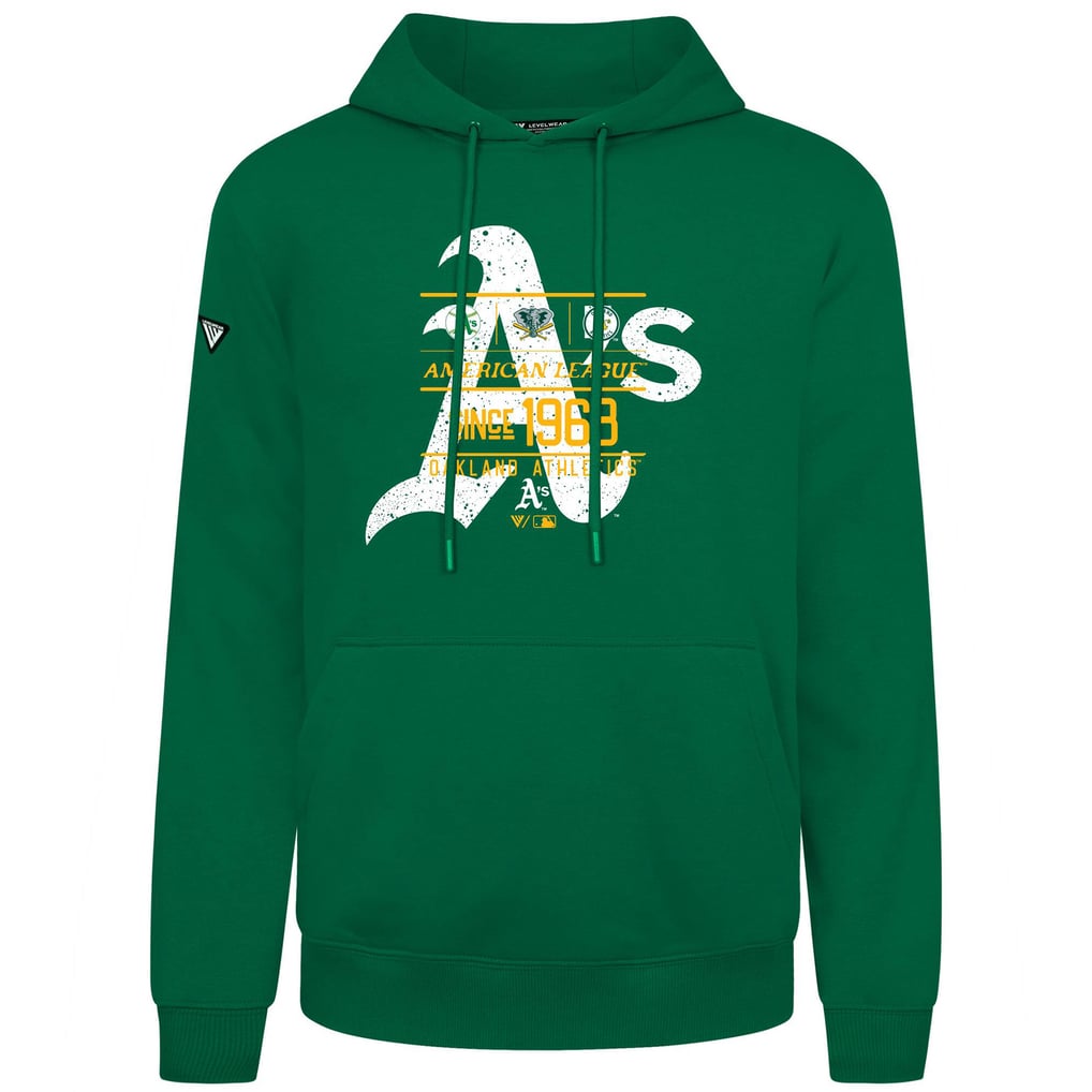  Athletics Levelwear Distressed Podium Acumen Pullover Hoodie - Green
